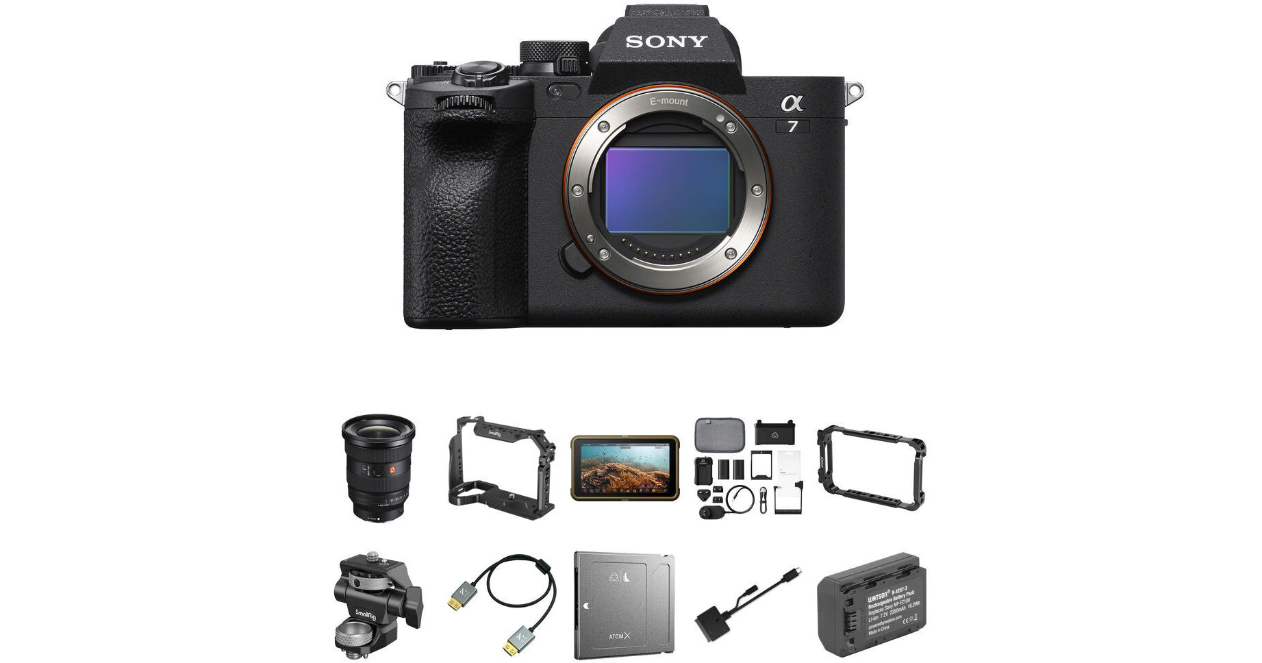 Sony A7 IV Mirrorless Camera With 16-35mm Lens And Raw Recording