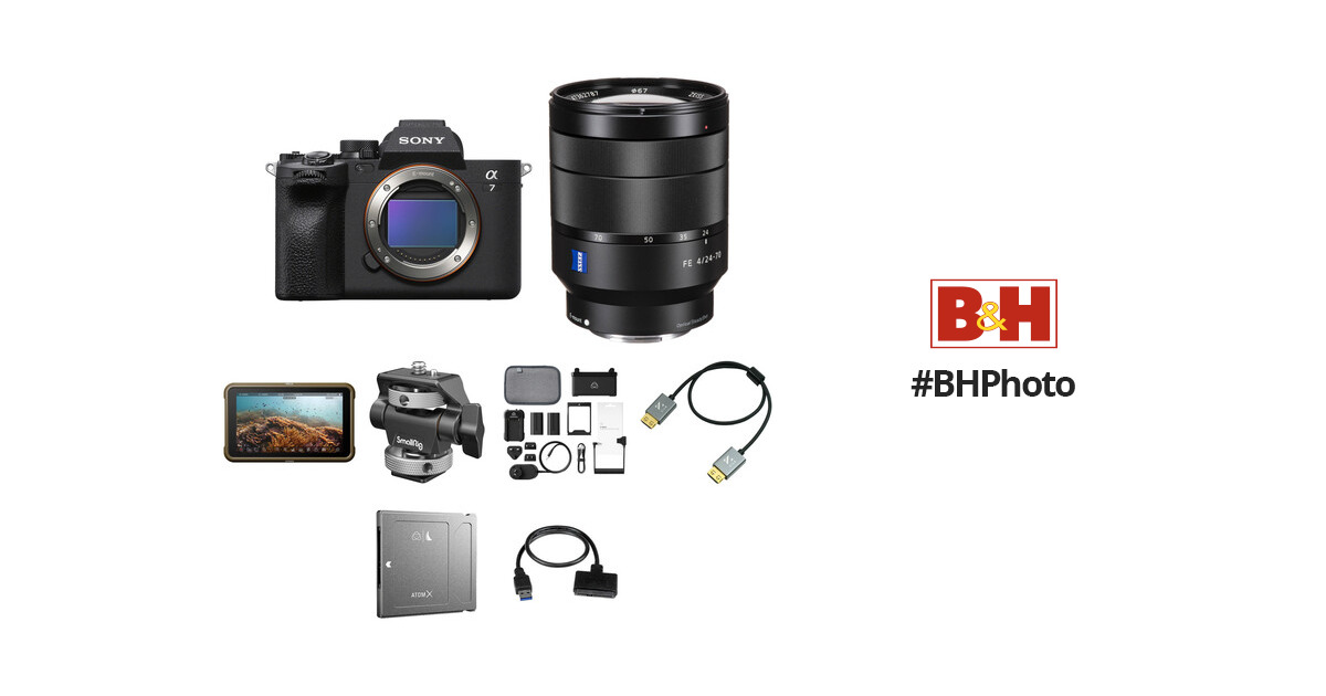 Sony a7 IV Mirrorless Camera with Accessories Kit B&H Photo