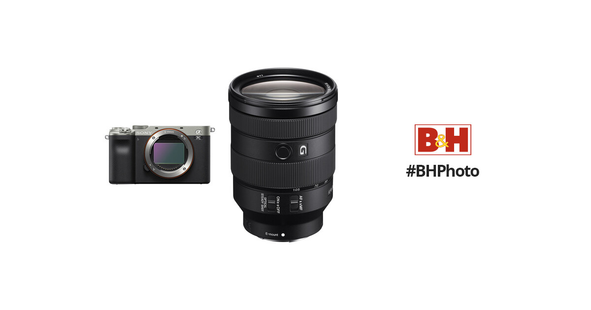 Sony A7c Camera and Sony FE 24-105mm F4 G OSS Lens