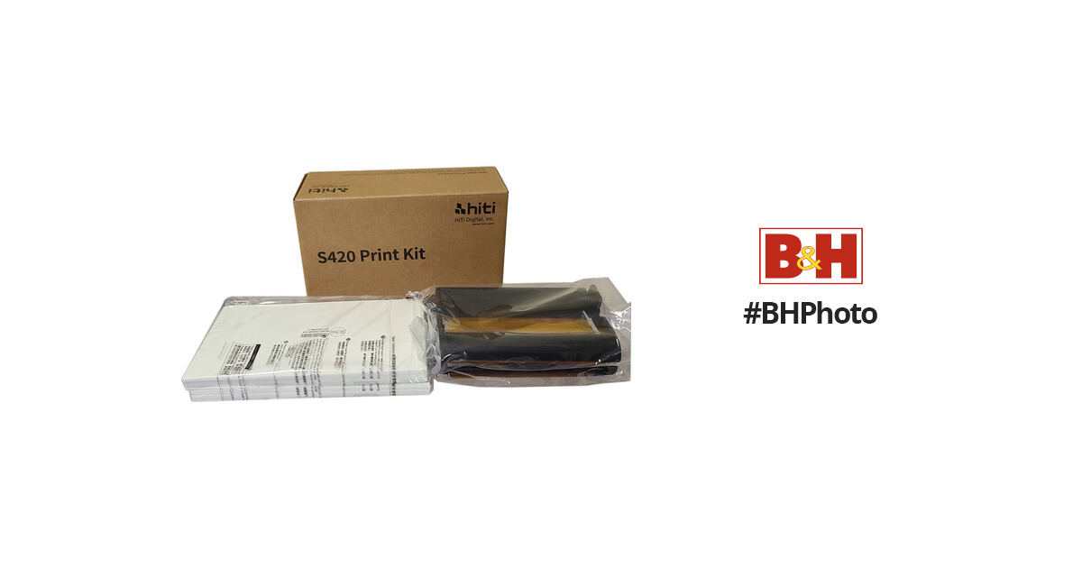 HiTi S420/S400 Bulk Pack 4x6-50 Photo Paper - 600 Prints