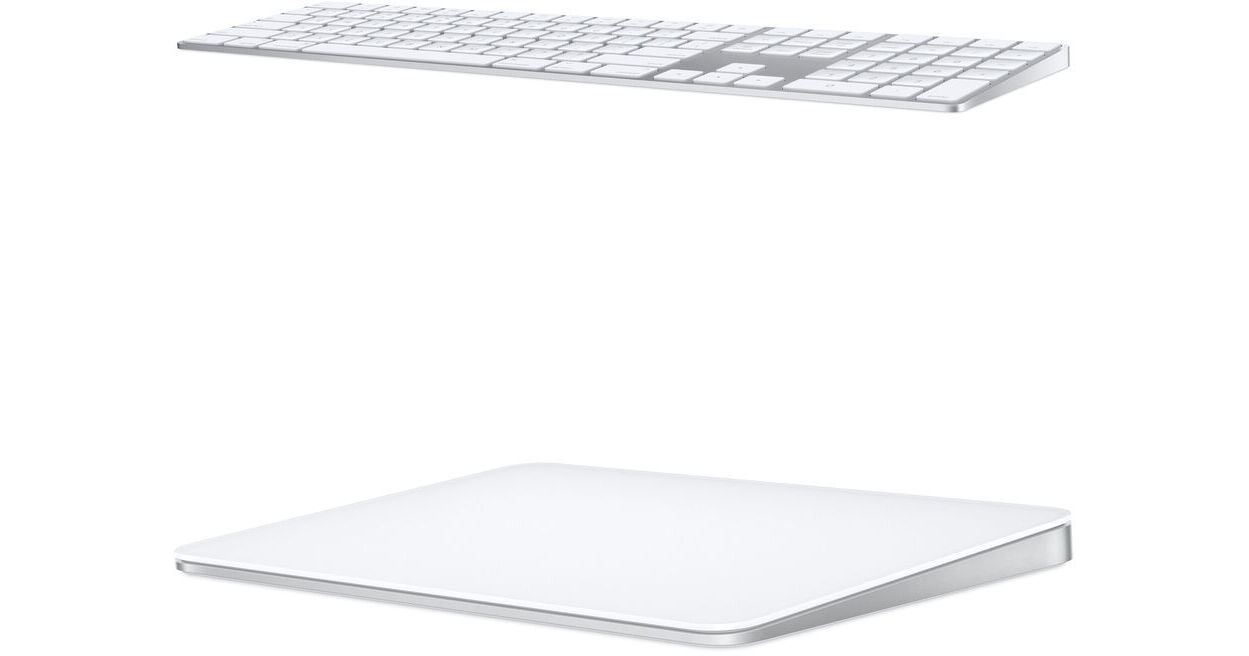 Apple Magic Wireless Silver Keyboard with Numeric Keypad and