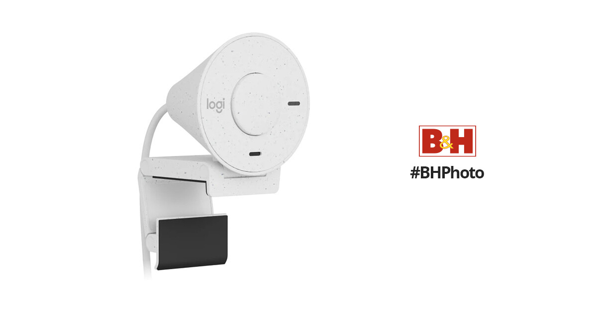 Logitech Brio 300 1080p Full HD Webcam (Graphite) 960-001497 B&H