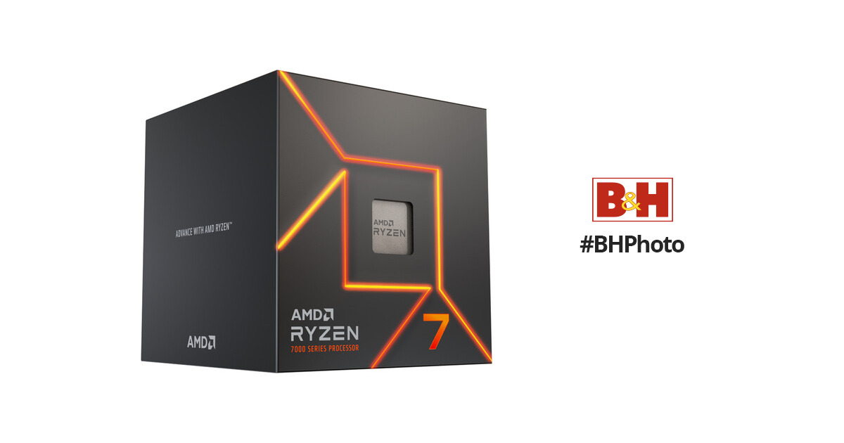 AMD Ryzen 7 7700 - Ryzen 7 - 8 Core Socket AM5 65W AMD Radeon