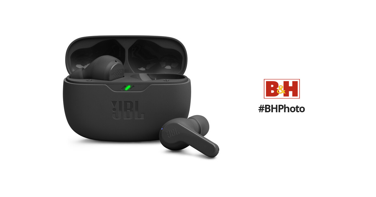 JBL Vibe Beam In-Ear Headphones JBLVBEAMBLKAM B&H True Wireless