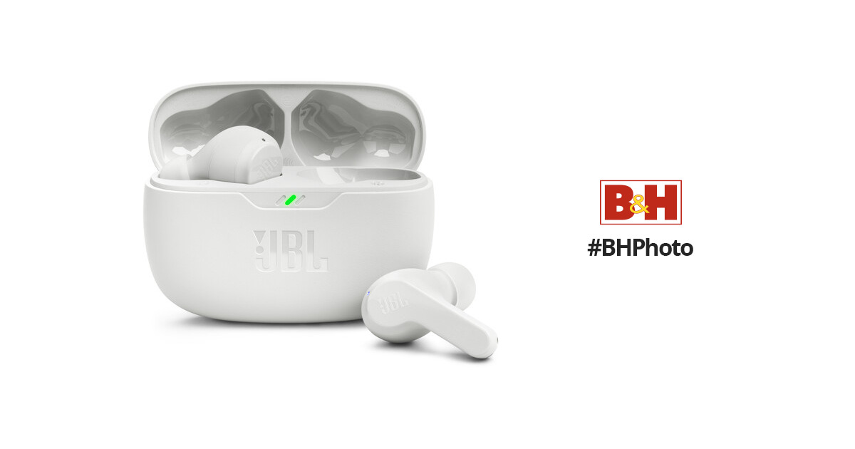 JBL Wave Beam True Wireless Earbuds - White