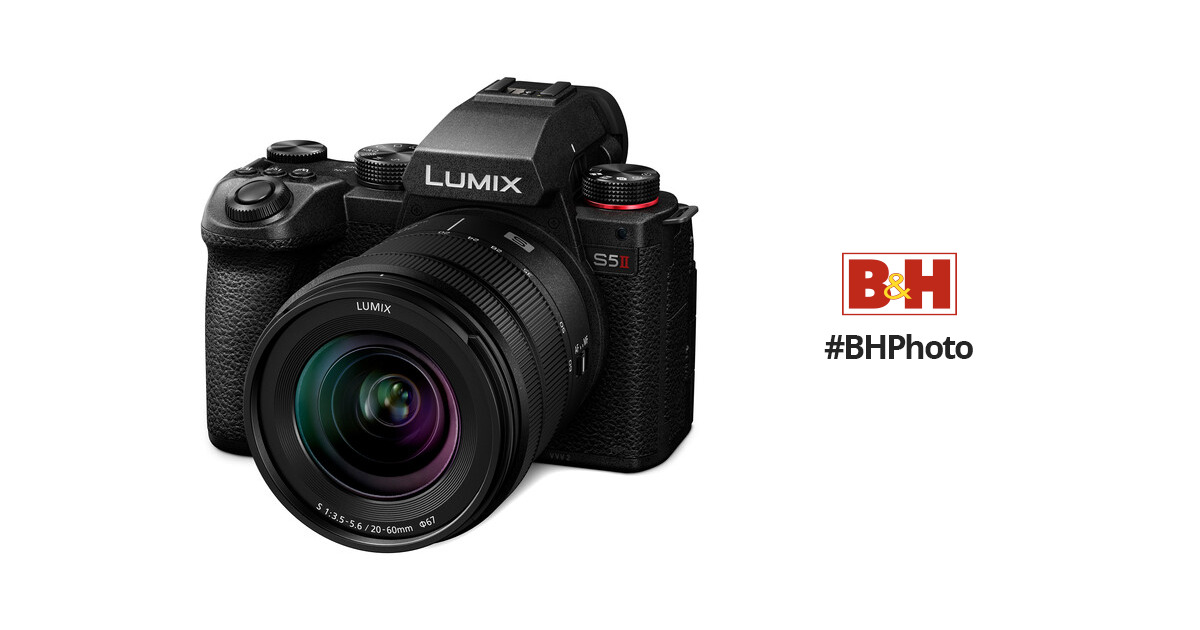 Panasonic Lumix S5 II Mirrorless Camera with 20-60mm Lens