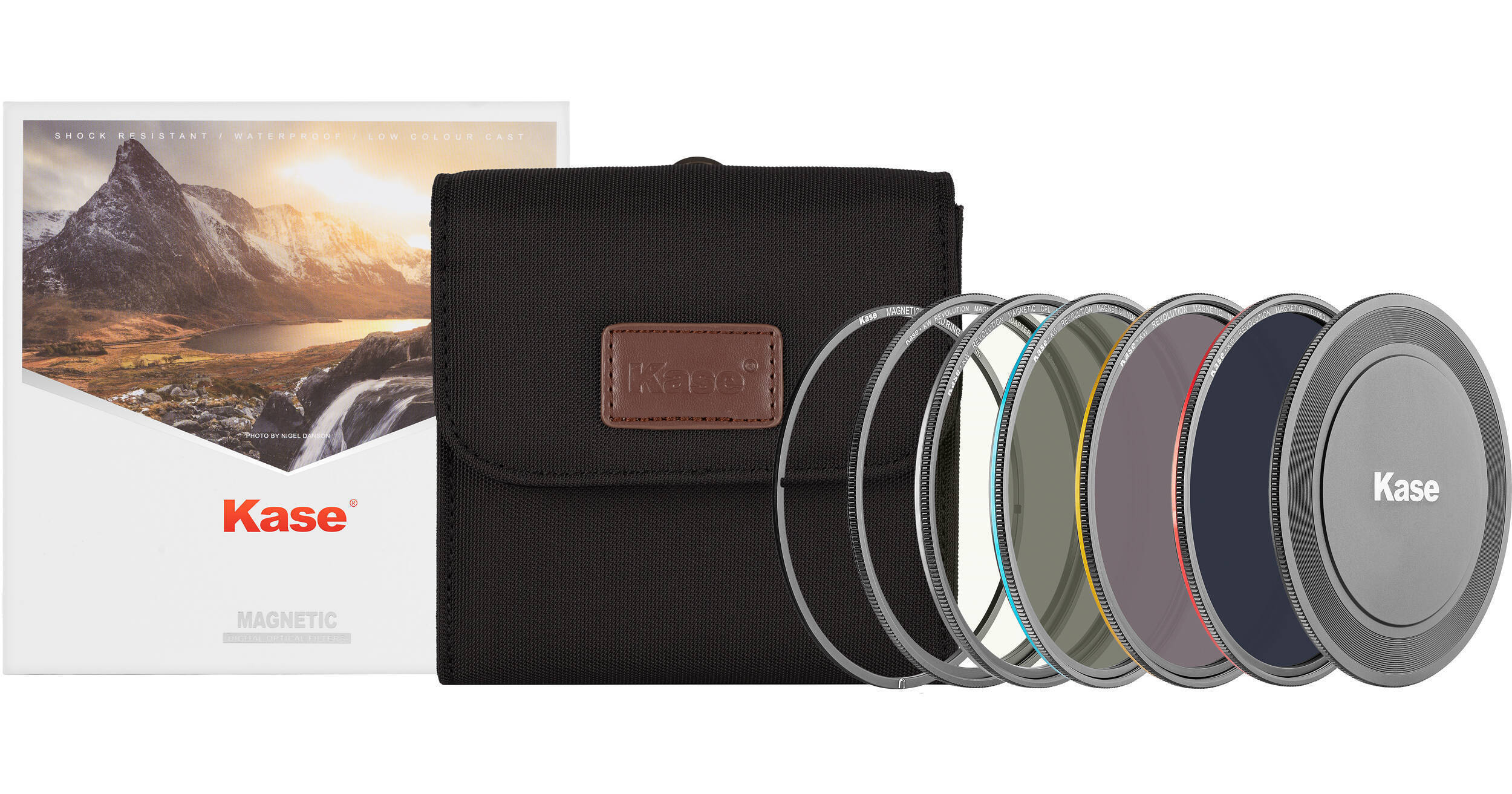 Kase KW Revolution Plus ND8 Graufilter – Magnetisch, 3 Blendenstufen, 52 Mm, Stoßfest