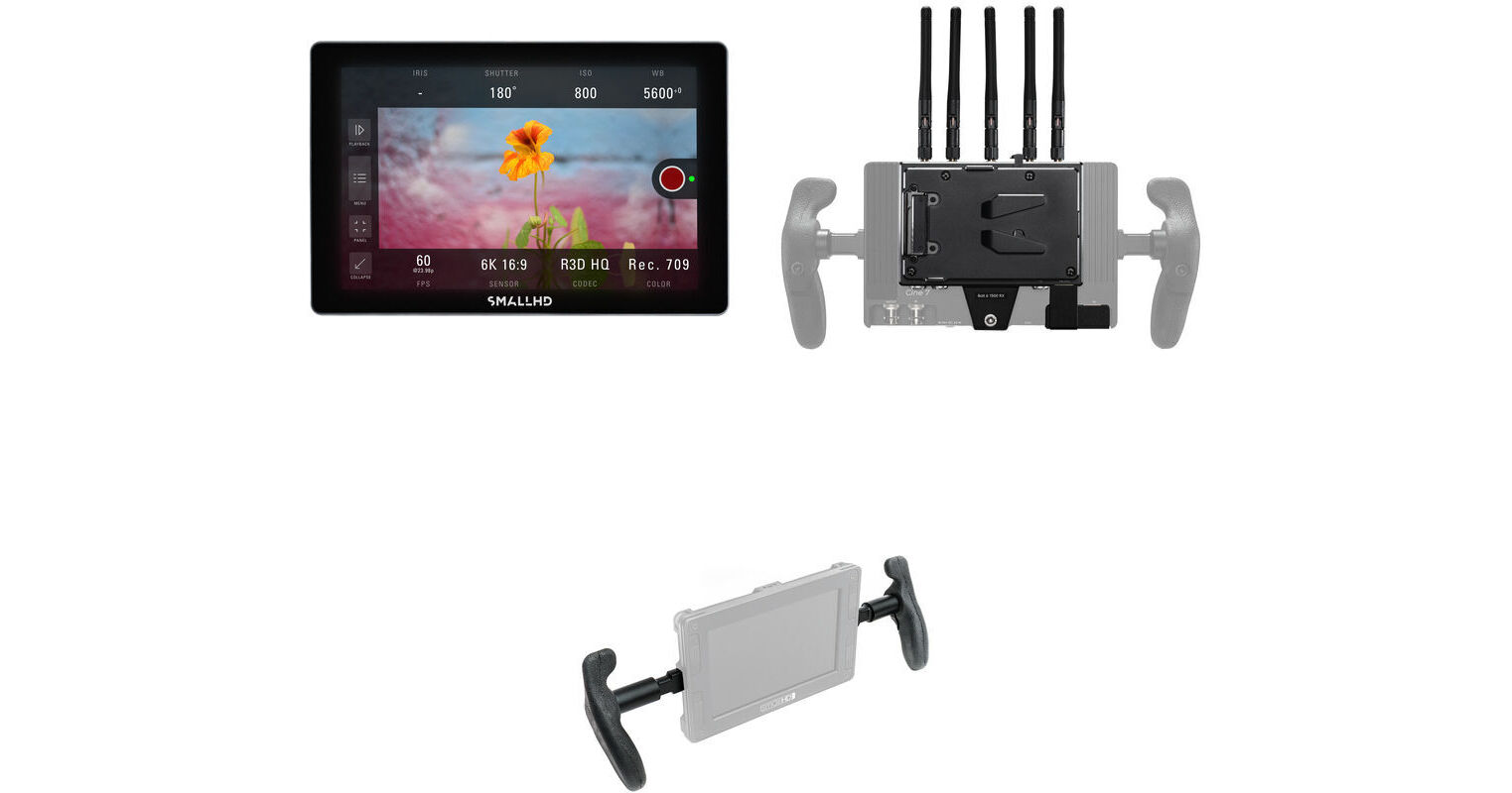 SmallHD INDIE 7 Monitor with Bolt 6 Monitor Module 1500 RX Kit (V-Mount)