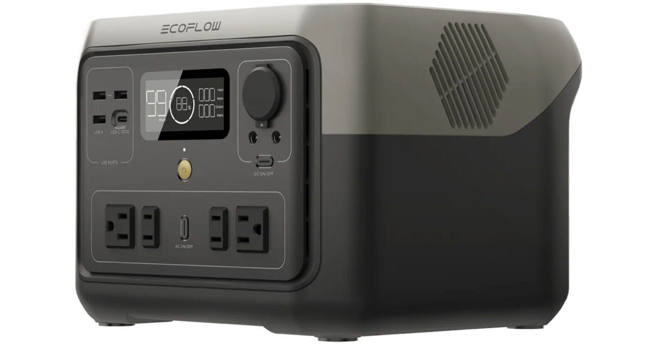 EcoFlow RIVER 2 Max Portable Power Station (512Wh) ZMR610-B-US