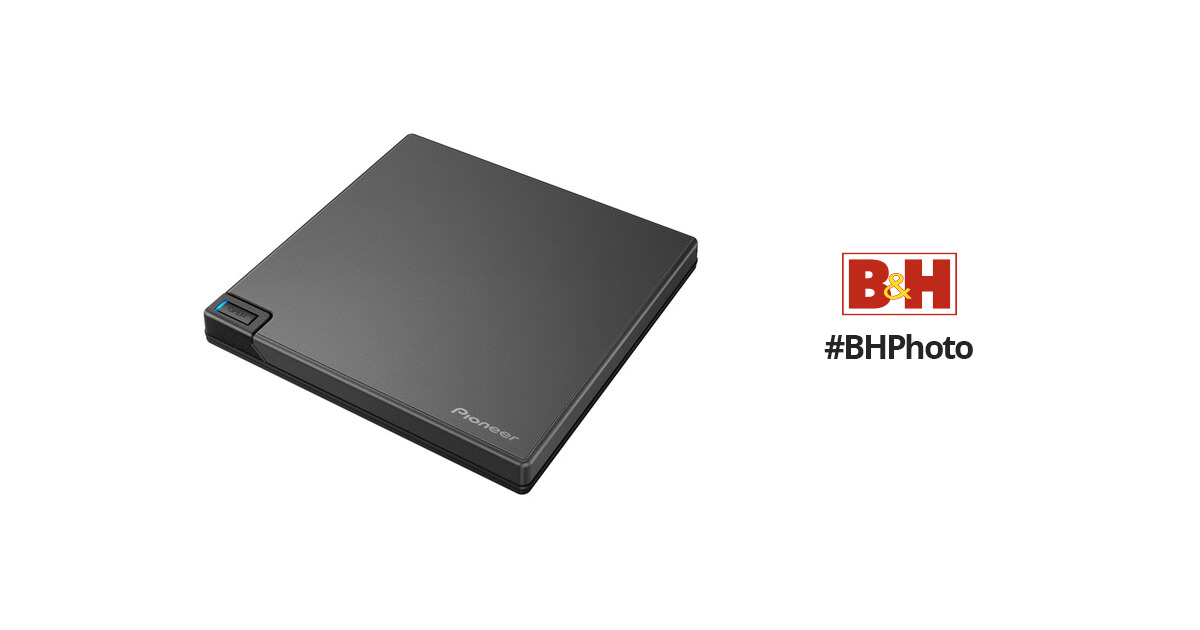 Pioneer Lecteur Blu-Ray Externe BDR-XD08EMB-S, boîtier Noir Mat