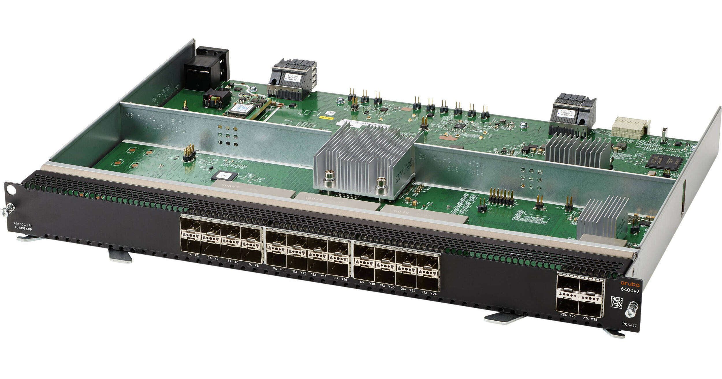 Aruba 6400 24Port SFP+ and 4Port SFP56 v2 Module R0X43C B&H