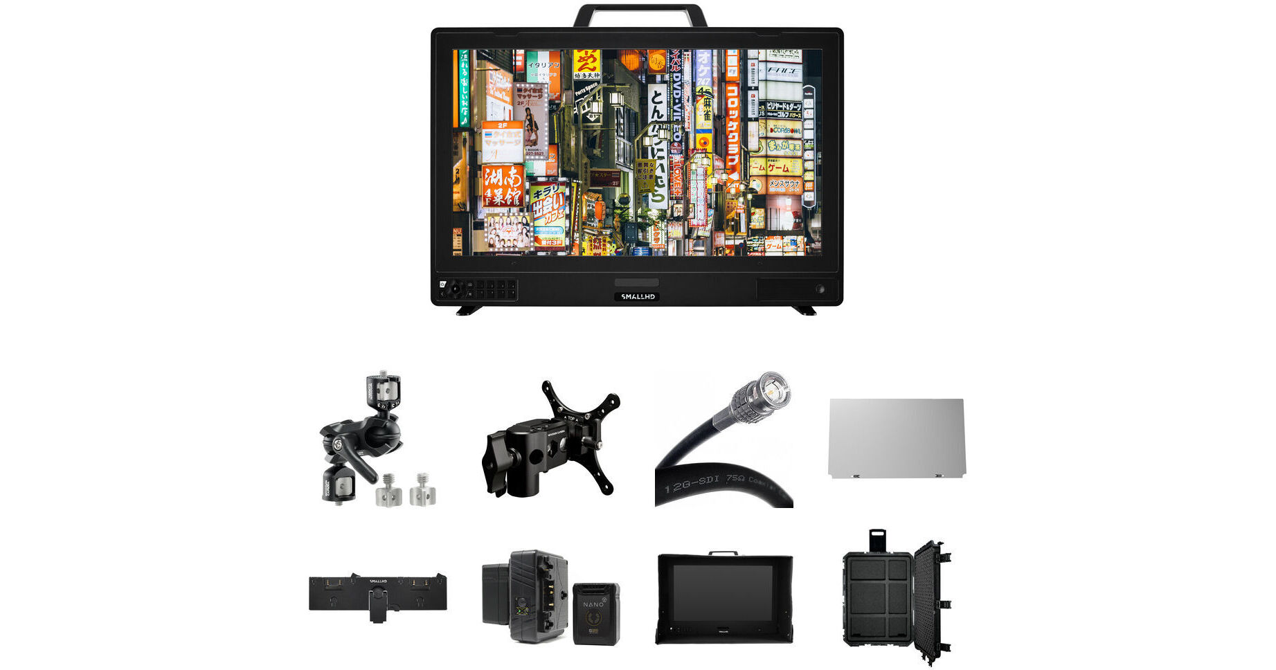 SmallHD CINE 24" 4K Monitor Essentials Kit (Gold Mount) B&H