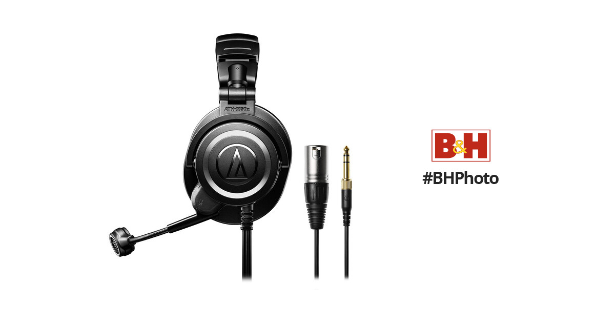 Audio-Technica ATH-M50x Headphones and Case Kit (Black) B&H