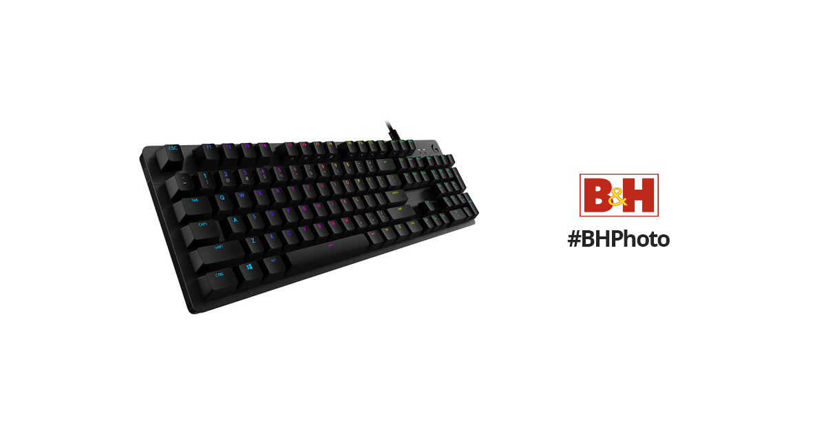 Logitech G G512 LIGHTSYNC RGB Mechanical Gaming Keyboard (Carbon, GX Brown  Tactile)