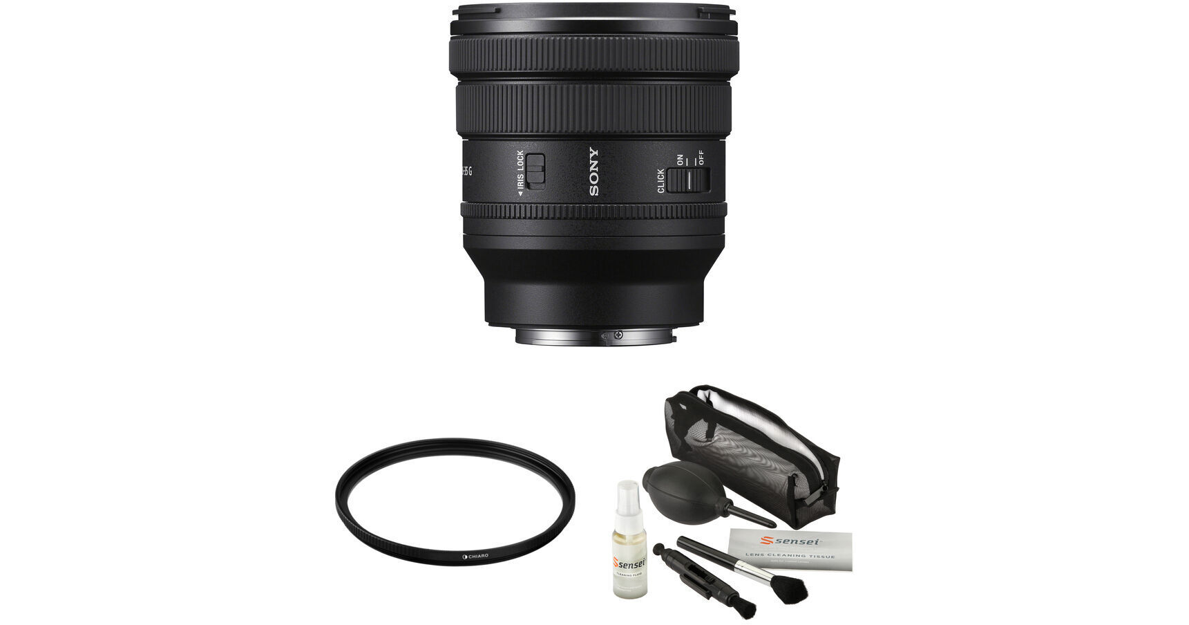 Sony FE PZ 16-35mm f/4 G Lens with 72mm Filter Kit