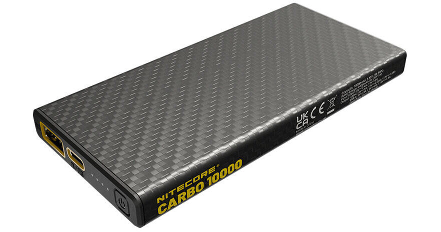 Nitecore - CARBO 10000 - Power Bank 10000mAh 20W ultraleggero - powerbank