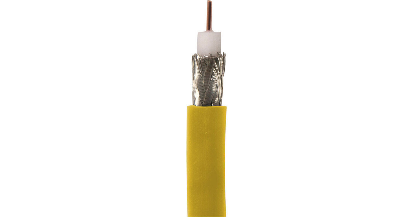 Canare L4CFB RG59 HDSDI Coaxial Cable L4CFB 200M YELLOW B&H