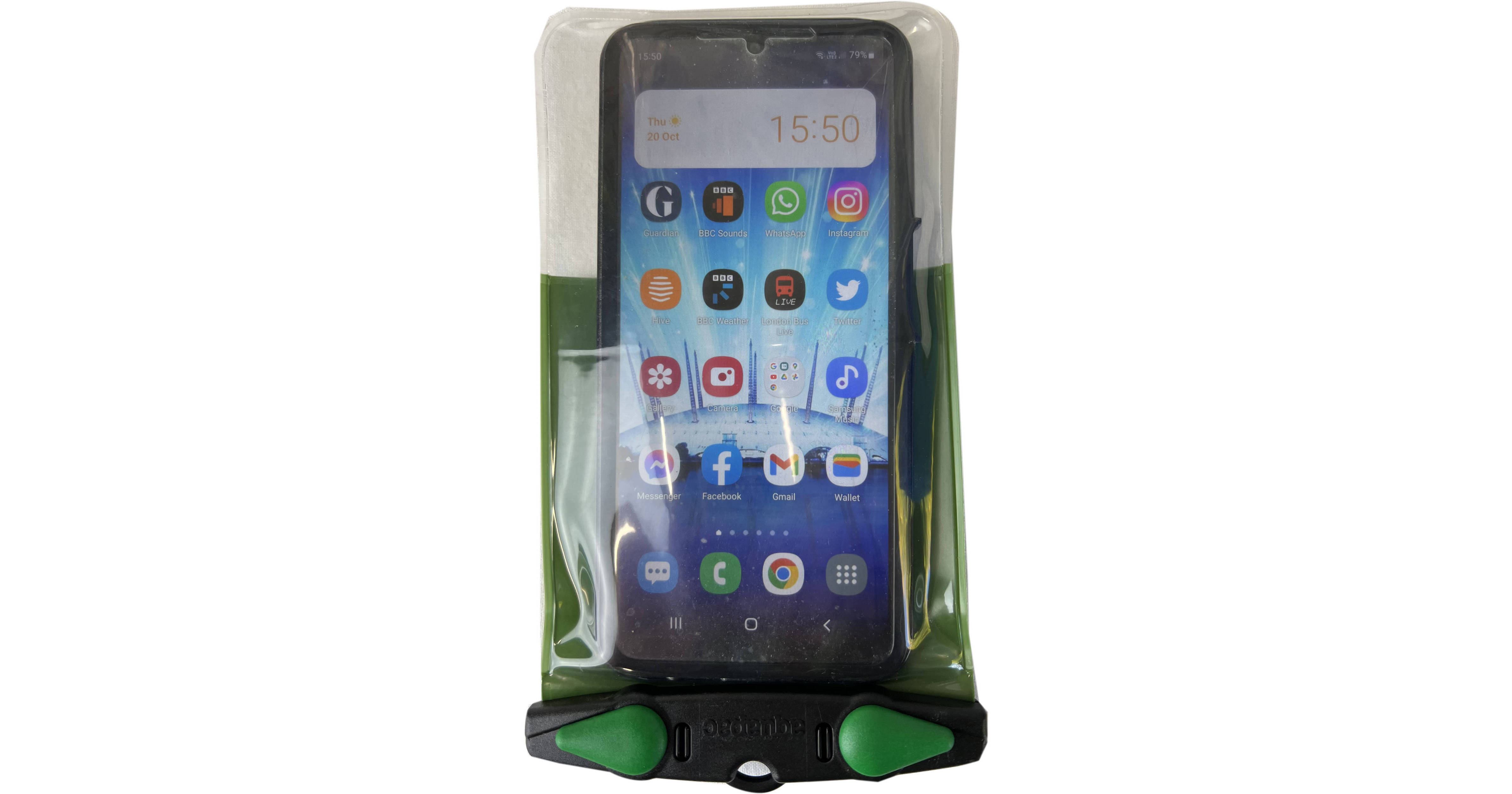 Aquapac Waterproof Smartphone Case (Plus Size, Dark Green) 352