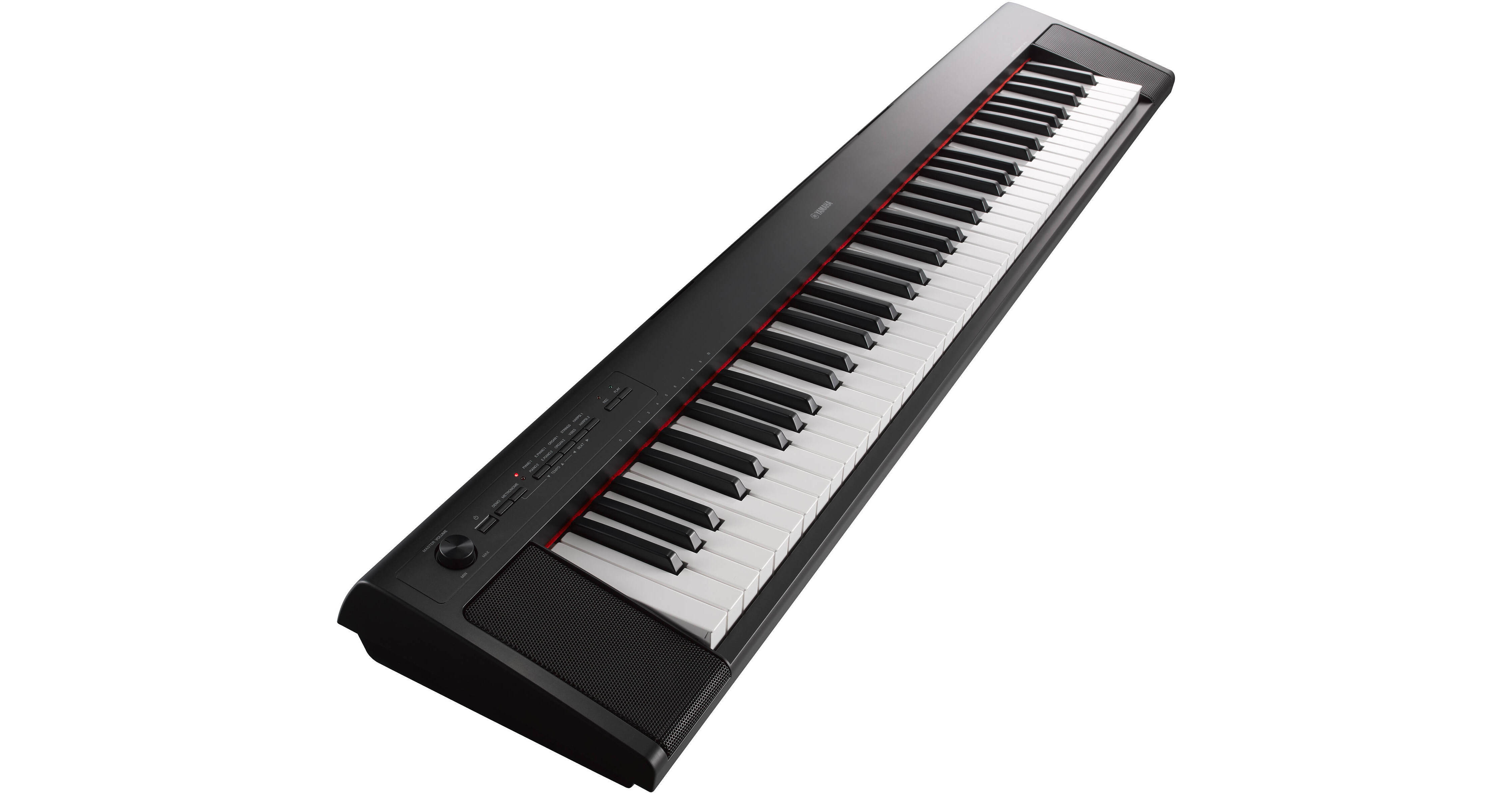 Yamaha NP-32 Piaggero Portable Piano-Style Keyboard with AC Adapter (Black)