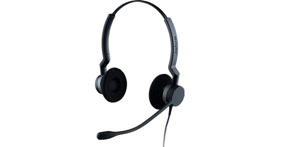 Jabra Biz 2300 Duo USB MS Headset GSA2399823109 B&H Photo Video
