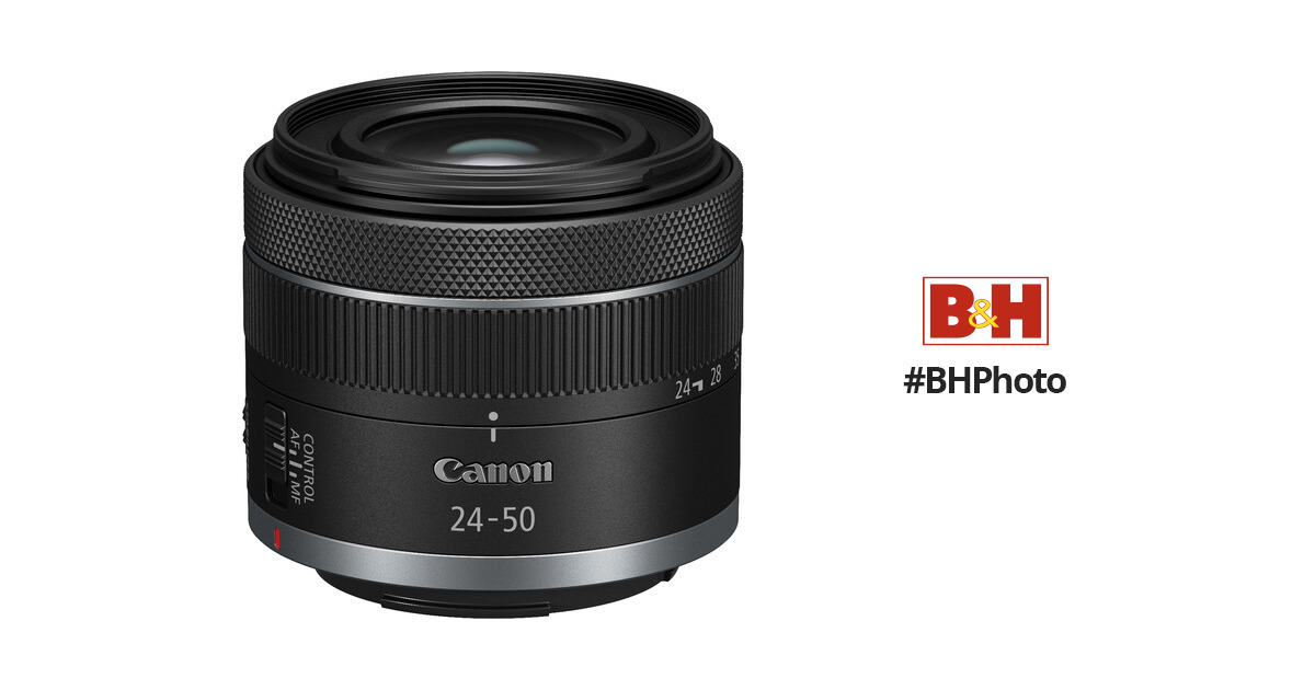 Canon RF 24-50 f/4.5-6.3 IS STM Lens (Canon RF 24-50 f/4.5-6.3 Lens) Bu0026H  Photo