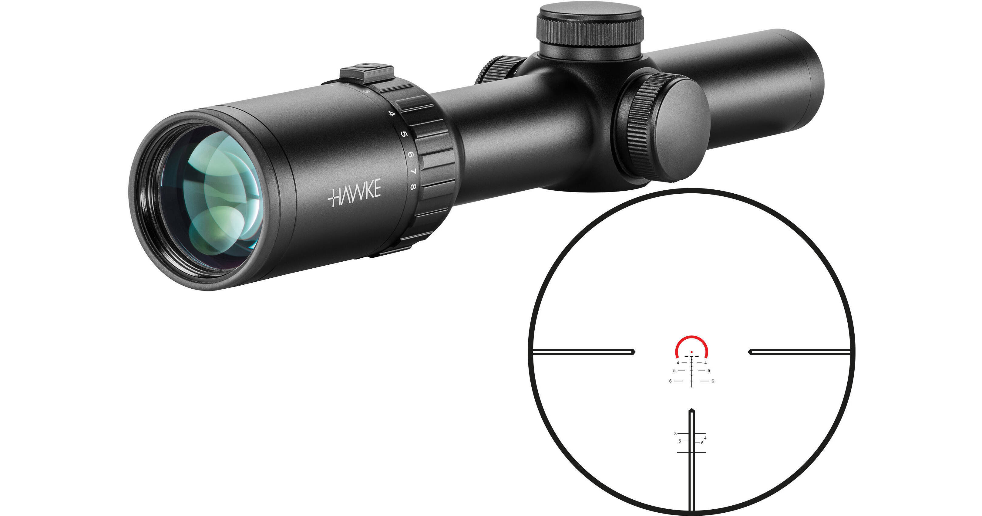 Hawke Sport Optics 18x24 Vantage 30 WA Riflescope 14402 B&H