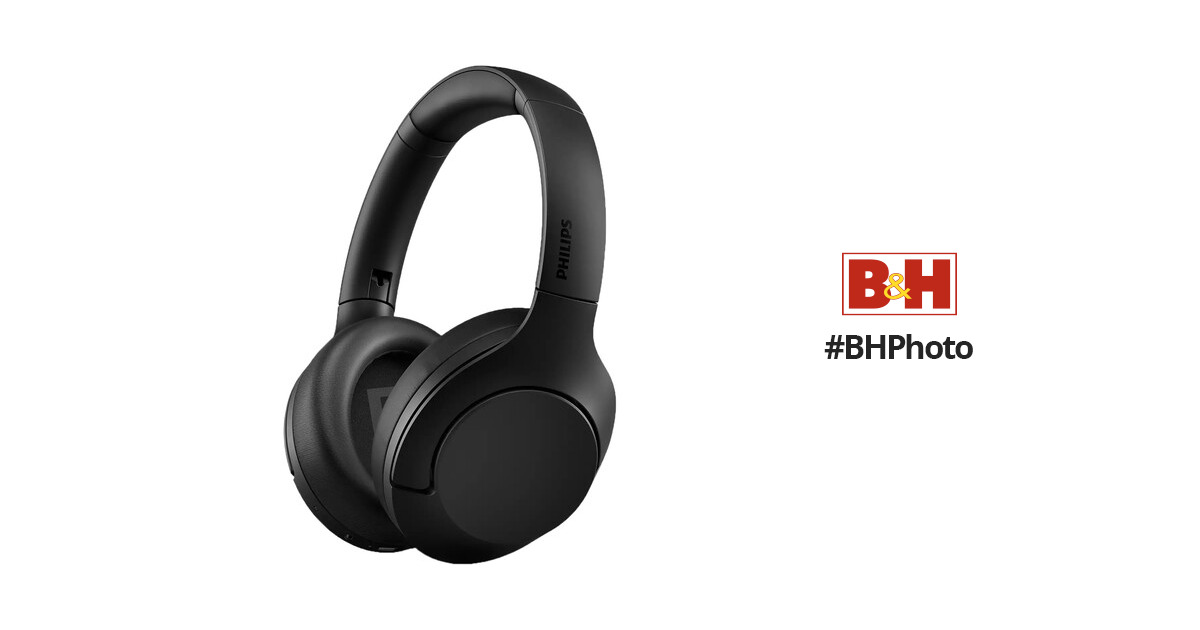 Philips TAH8506 Wireless Noise-Canceling On-Ear TAH8506BK/00 B&H
