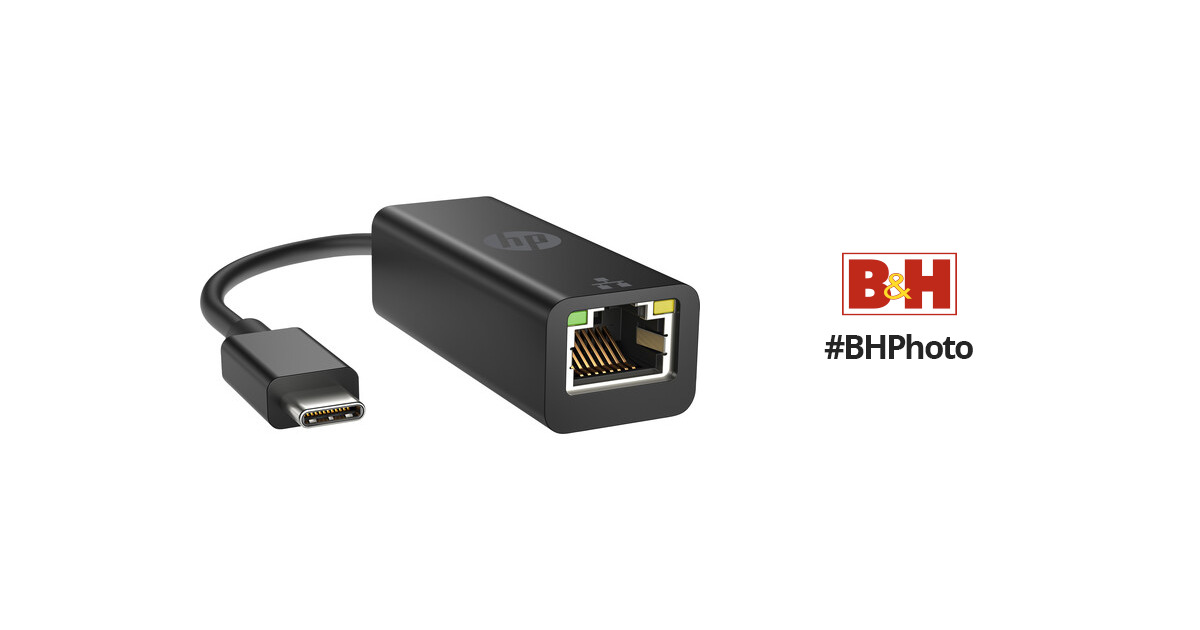 Elemental Pelmel Arne HP USB-C to RJ45 Adapter (120-Pack) 6K3F7A6#ABA B&H Photo Video
