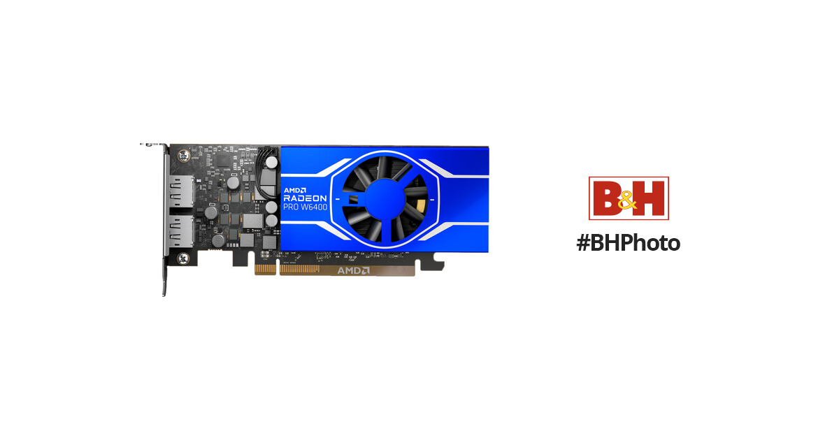 HP AMD Radeon RX 6400 Graphics Card (Smart Buy) 6Q3U4AT B&H