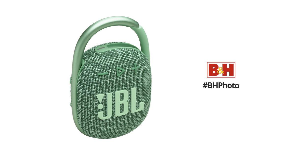 JBL Clip 4 B&H Ultra-Portable Waterproof Eco JBLCLIP4ECOGRNAM
