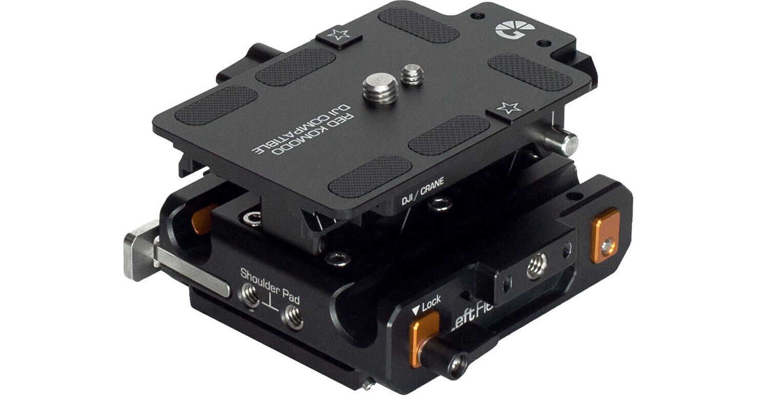 Bright Tangerine Komodo Leftfield 3 Qr Plate Dji Bright Tangerine LeftField 3 Quick Release Baseplate B4002.0121