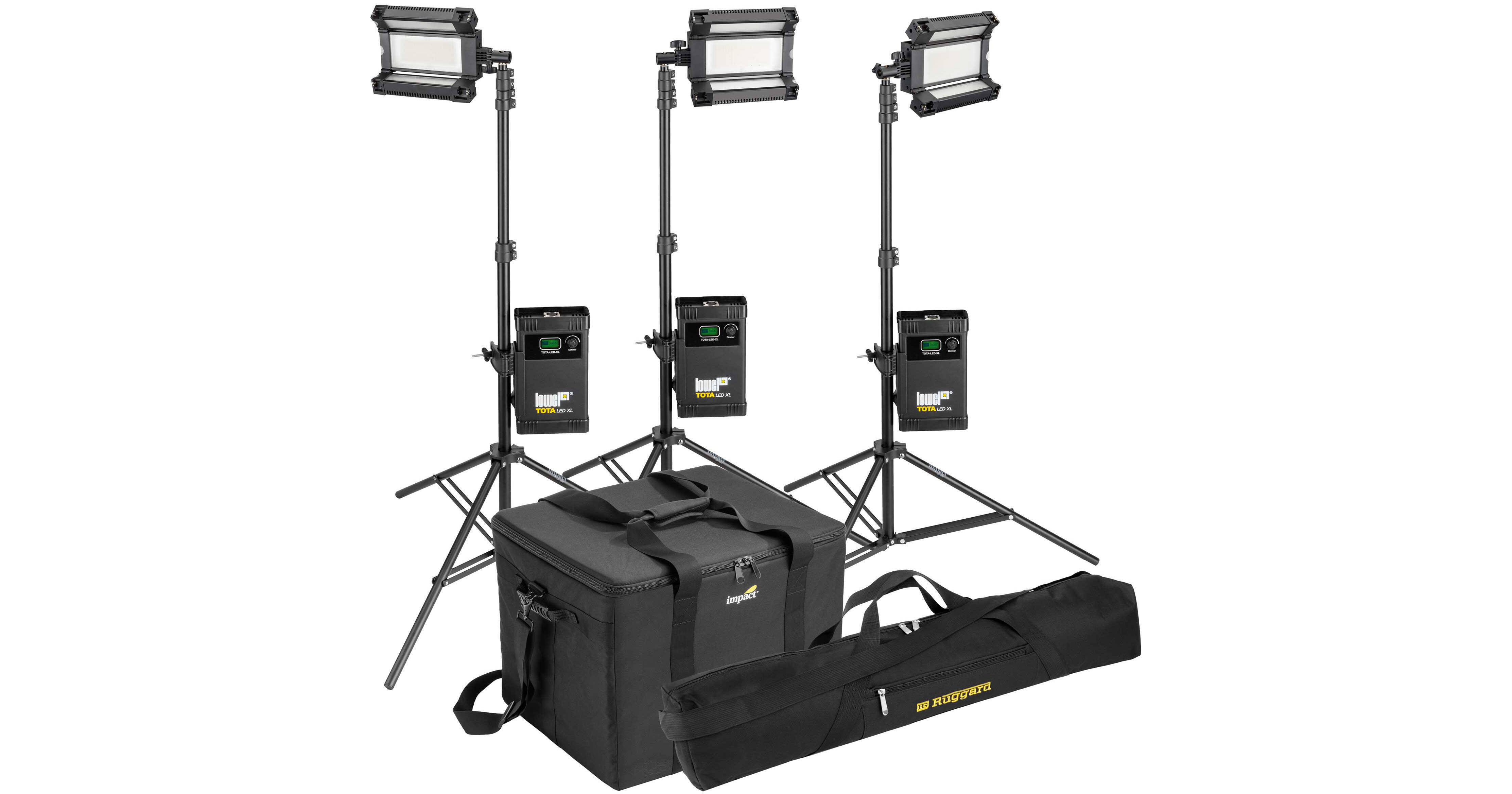 Lowel TOTA LED XL Daylight LED Flood Light (3Light Kit) B&H