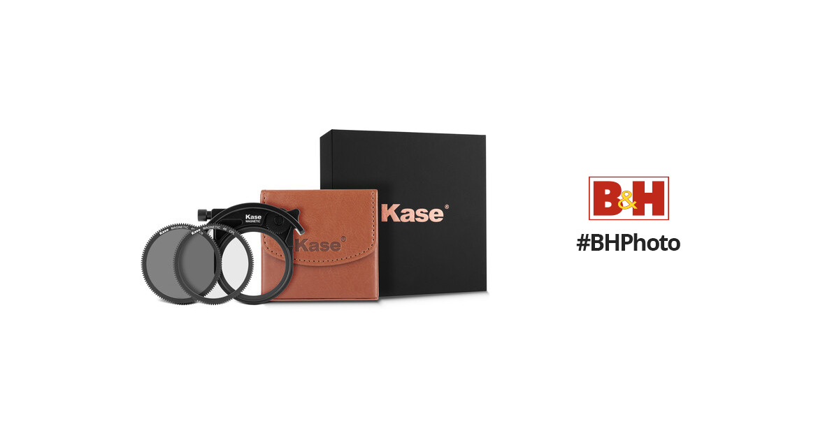 Kase Tele Drop-In Filter Kit for NIKKOR 800mm f/6.3 VR S and 400mm f/2.8 TC  VR S Lenses (ND8 and CPL Filters, Magnetic Holder)