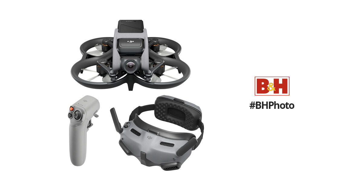 DJI Avata Drone Explorer Combo with Goggles Integra, Fly More Kit