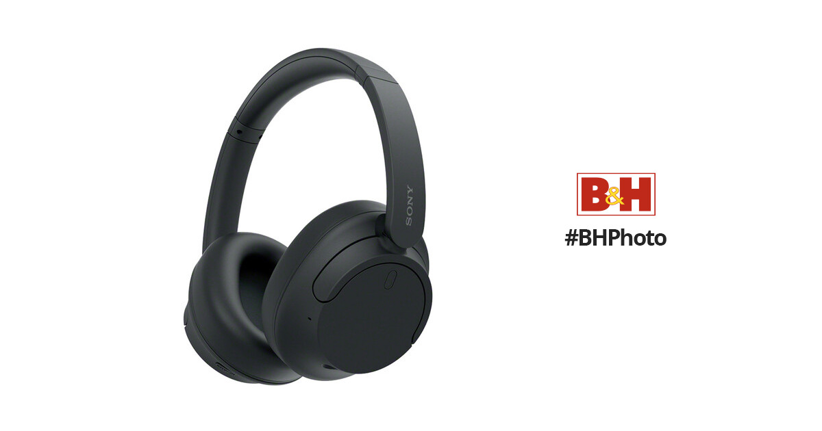 Sony WHCH720N Wireless Noise Canceling Headphones Black WHCH720N/B