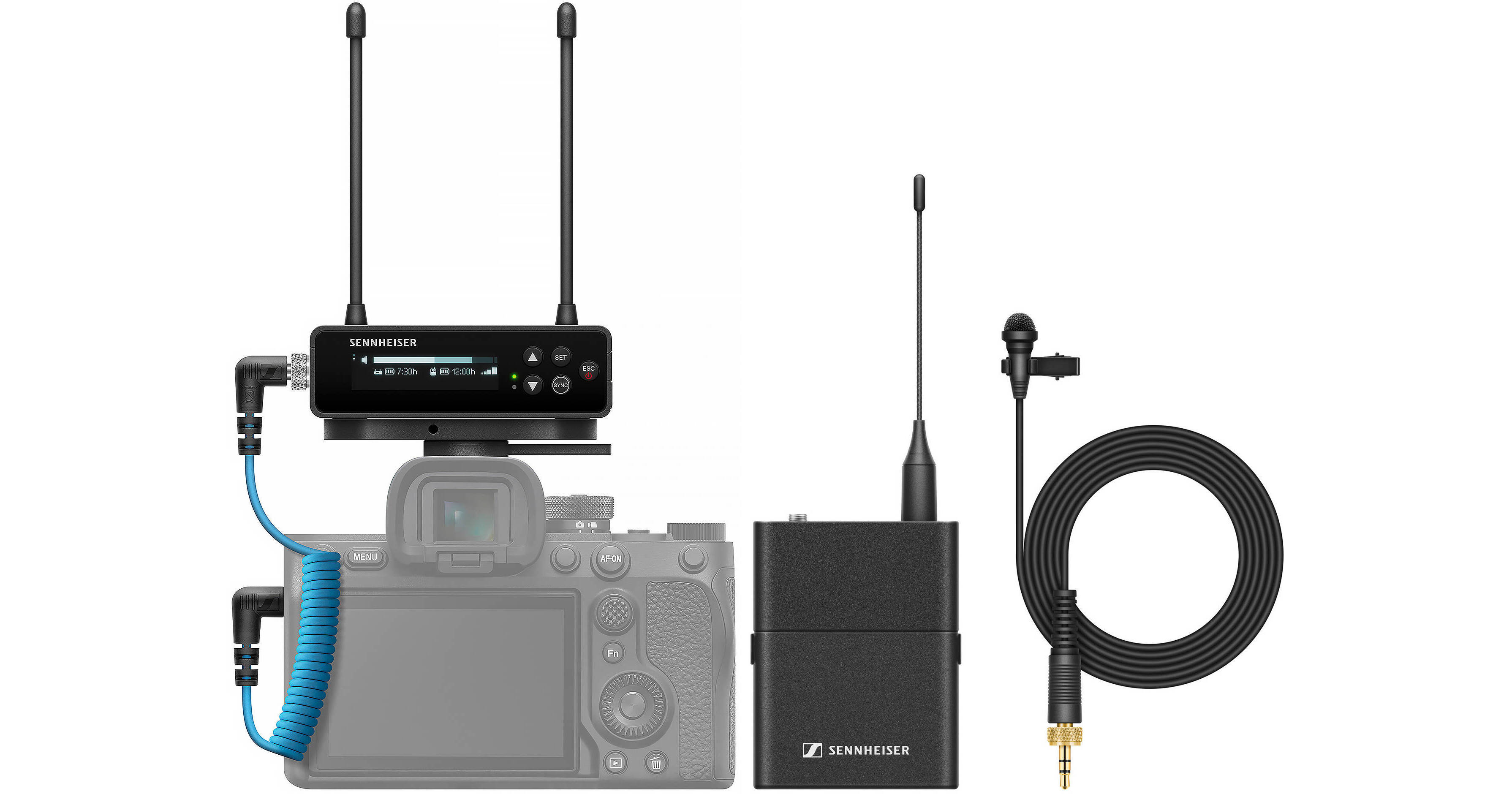 Sennheiser EW-DP ME 2 SET Camera-Mount Digital Wireless 700010