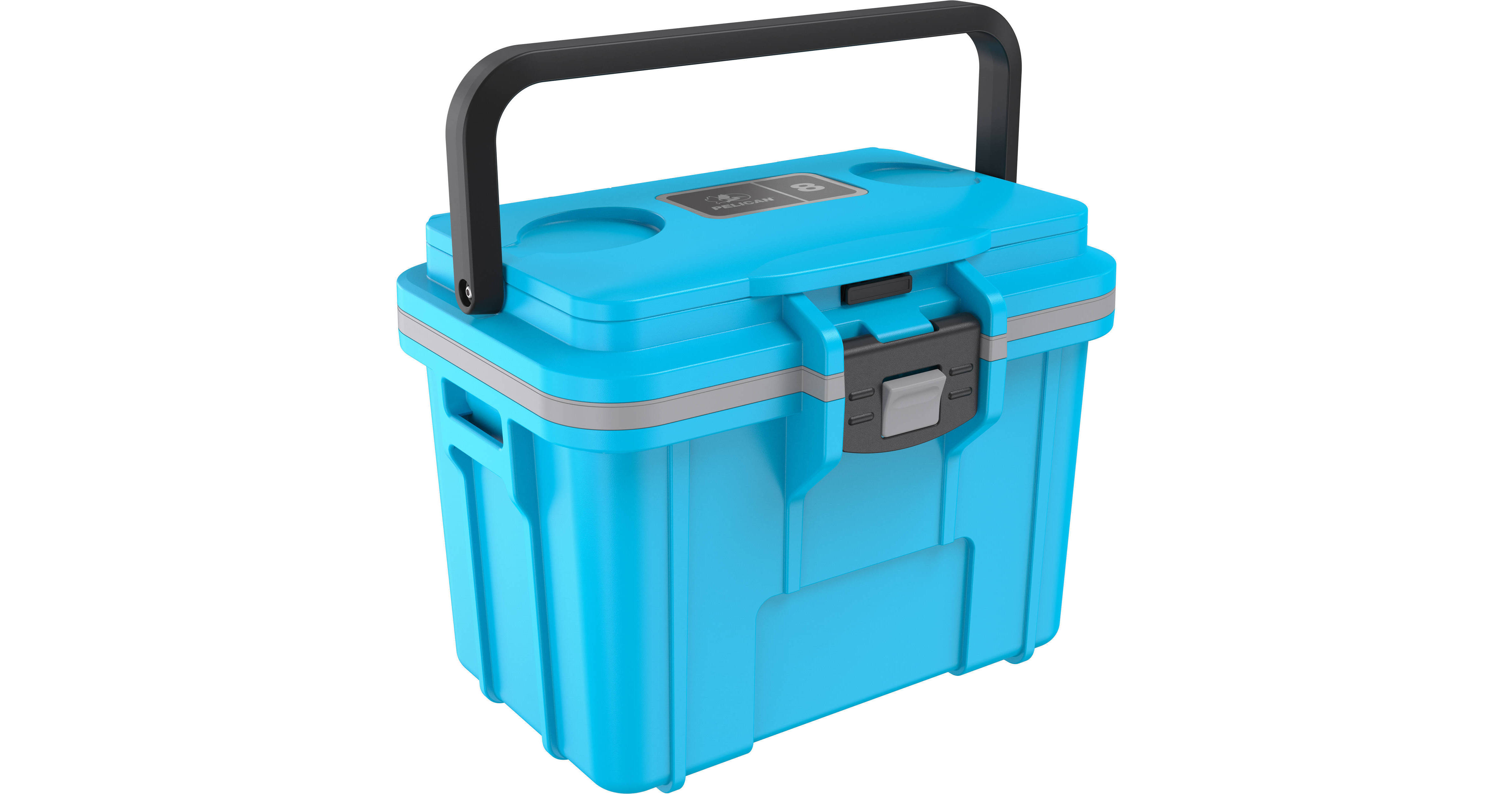 PELICAN - 8QT Personal Cooler Cool Blue / Grey – Oak and Iron Outdoor