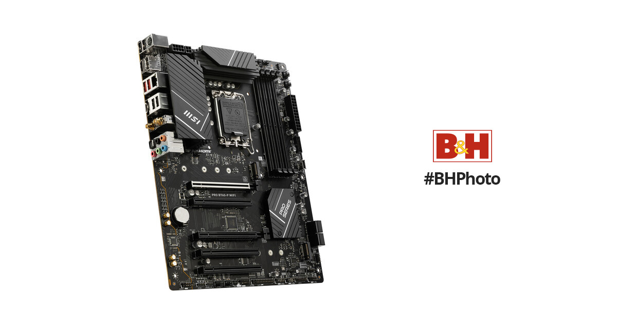 MSI PRO B760-P WiFi DDR4 ProSeries Motherboard Review 