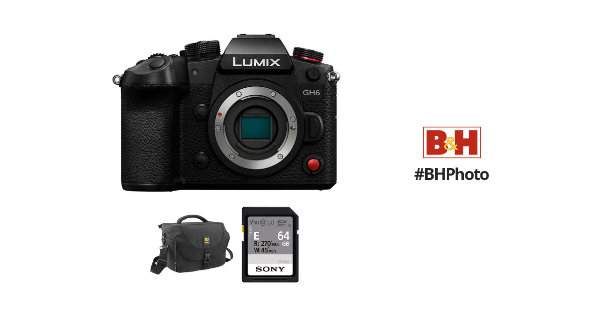 Panasonic GH6 Mirrorless Camera (Lumix GH6) B&H Photo