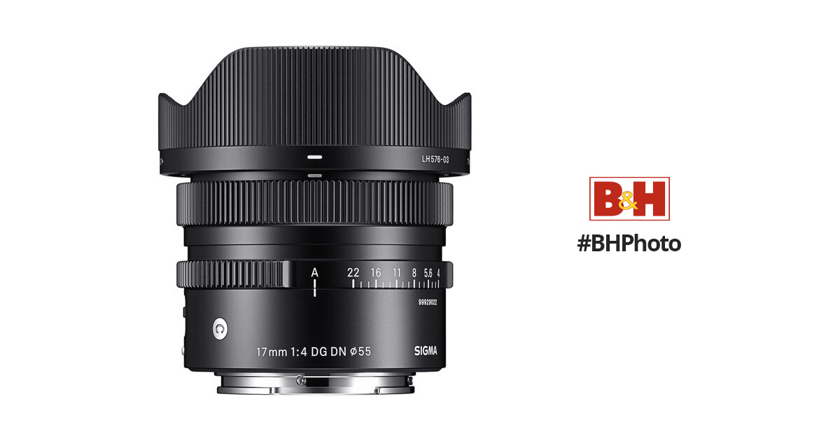 Sigma 17mm f/4 DG DN Contemporary Lens (Sony E) 415965 B&H Photo