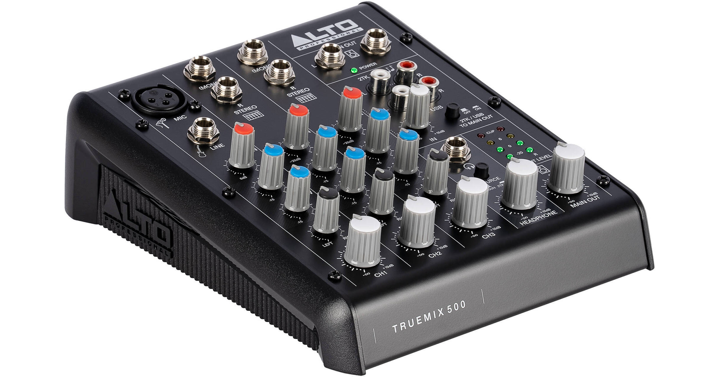 Alto Professional TrueMix 500 Portable 5-Channel Analog Mixer with USB