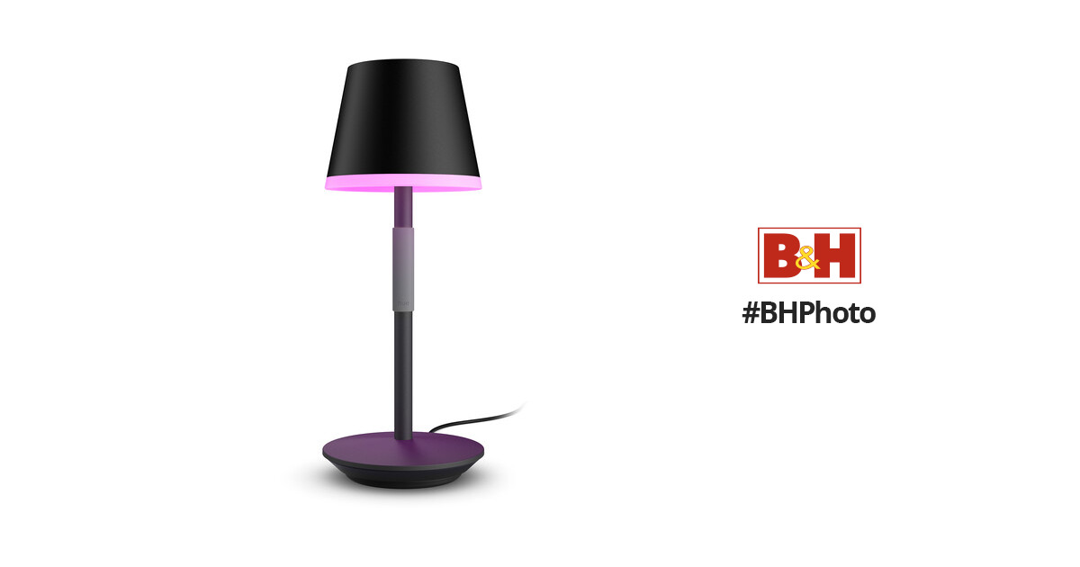 Hue 576454 Philips Go Black Portable Table Lamp