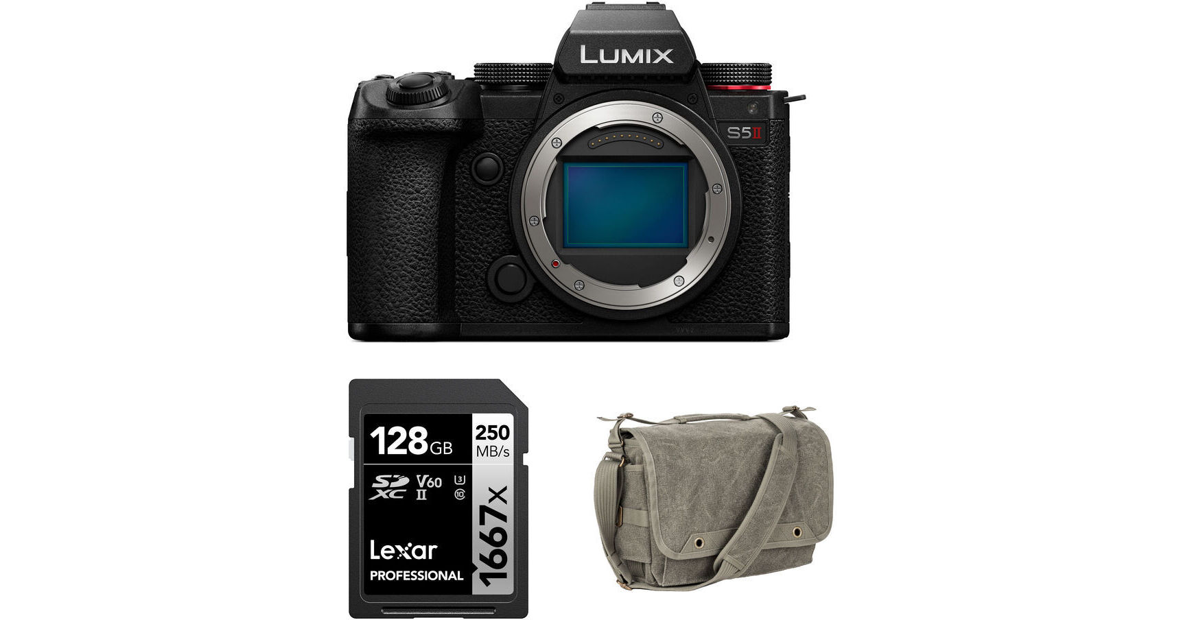 Panasonic Lumix S5 Ii Mirrorless Camera With Accessories Kit