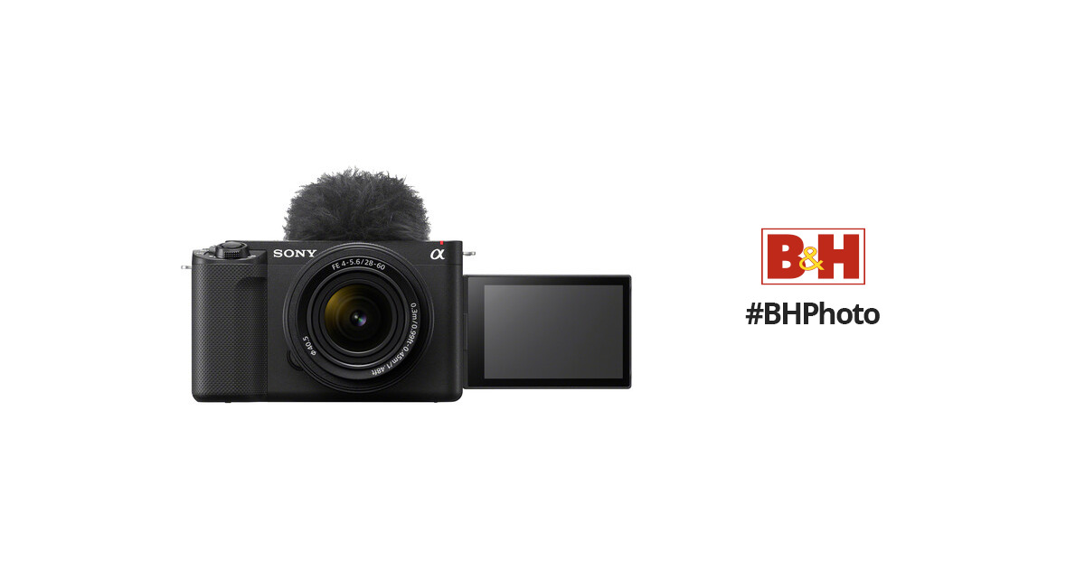 Sony ZV-E1 Mirrorless Camera with 28-60mm Lens (Black) by Sony at B&C Camera