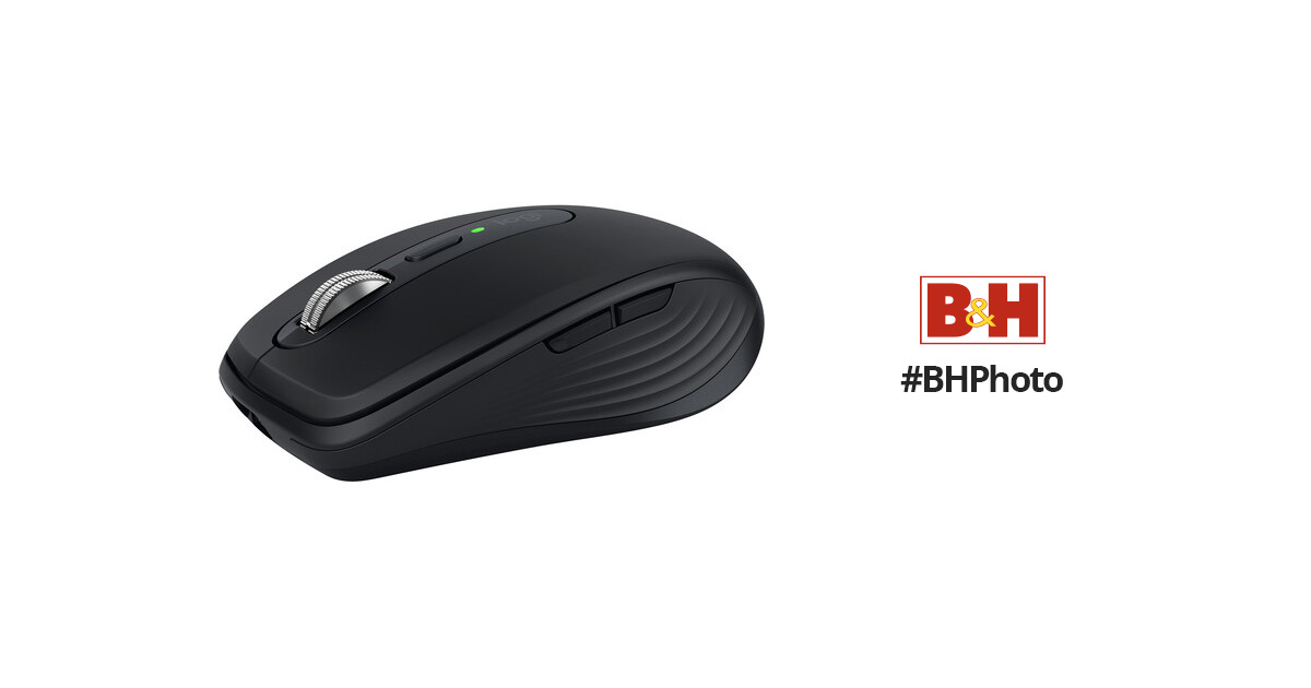 Logitech MX Anywhere 3S Wireless Mouse (Black) 910-006928 B&H