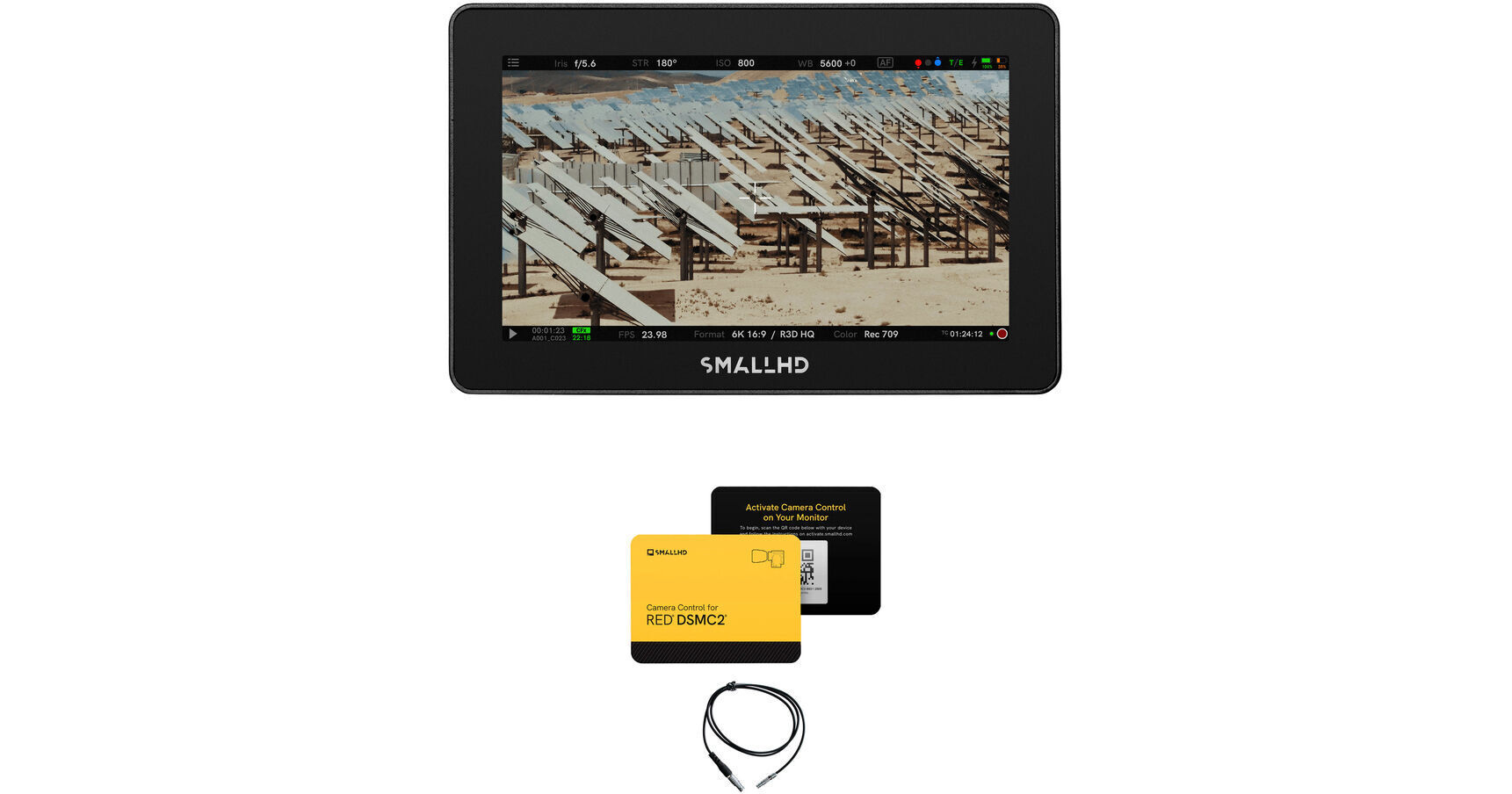 SmallHD CINE 5 Touchscreen Monitor with Control Kit for RED
