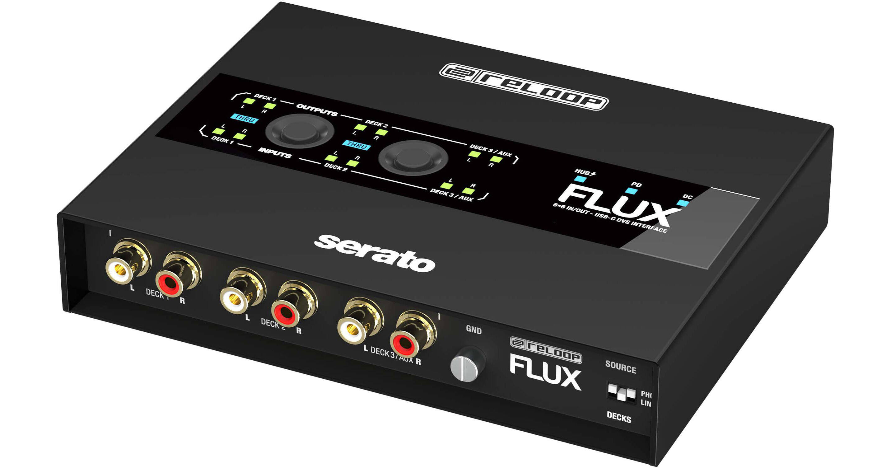 Reloop Flux, nueva interface de audio compatible con Serato