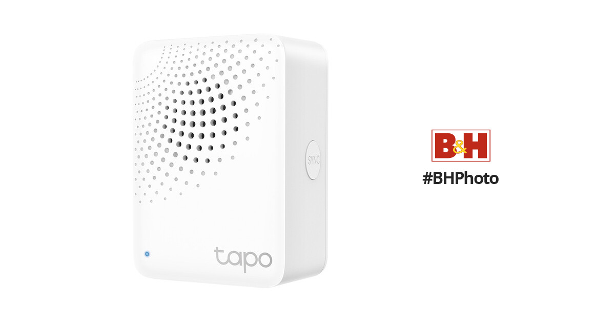 TP-Link Tapo H100 Smart Hub with Chime TAPO H100 B&H Photo Video
