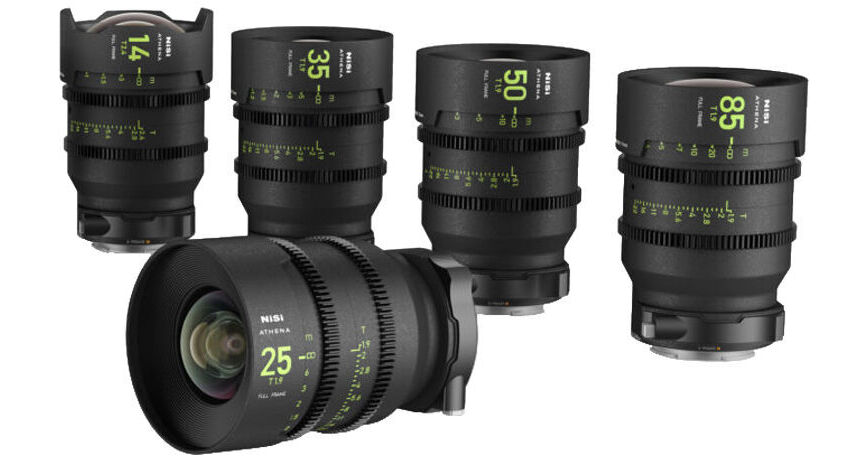 NiSi ATHENA PRIME T2.4/1.9 Full-Frame 5-Lens Kit NIC-ATH-KIT-E