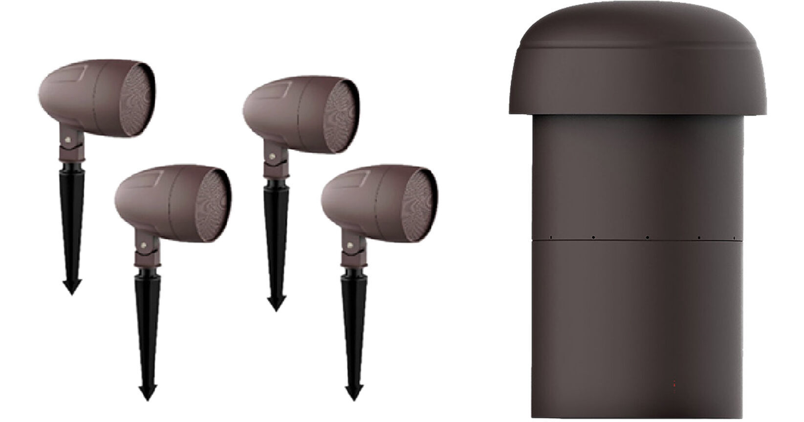 Furrion Aurora 3インチ テラスシリーズ 屋外ランドスケープスピーカー パティオ/デッキ/庭用 2022323830 : Furrion Aurora 3インチ テラスシリーズ 屋外